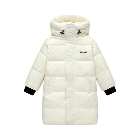 Children Long Coat Hooded Jacket Winter Boys-Veeddydropshipping