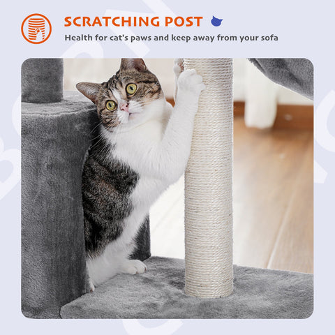 Cat Tree Small Cat Tower Cat Condo-HA01421-Veeddydropshipping