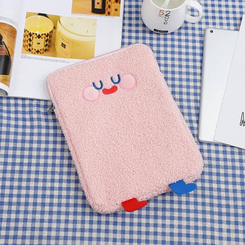 Bag Case Sleeve Cute Cartoon Plush Laptop Cover Pocket-BS00456-Veeddydropshipping