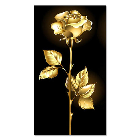 Flower Interior Painting Large Canvas Picture-HA01810-Veeddydropshipping
