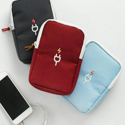 Portable Cable Digital Storage Bags Organizer USB Gadgets Wires Charger Power Battery Zipper-PA00888-Veeddydropshipping