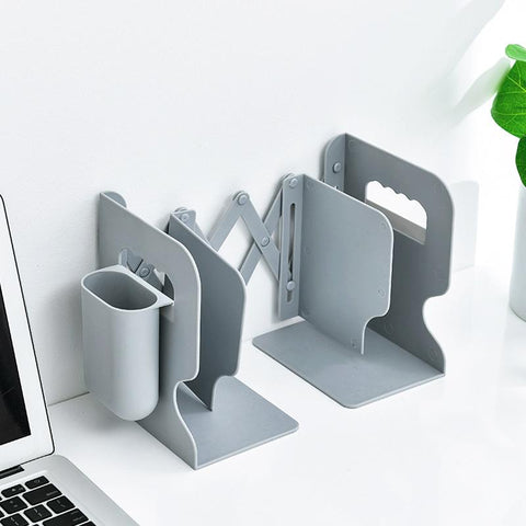Retractable Book Stand With Pen Holder-HA01598-Veeddydropshipping