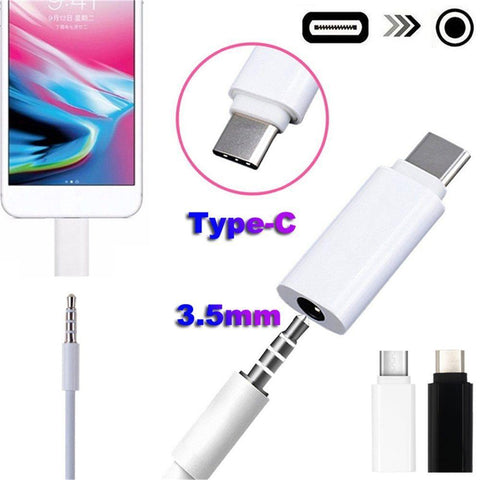 Earphone Headphone Connector USB-C Type C to 3.5mm Jack Audio Adapter Male to Female-CE00201-Veeddydropshipping