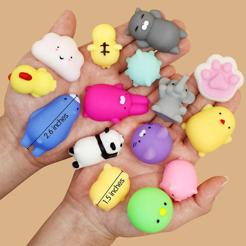 50-5PCS Kawaii Squishies Mochi Anima Squishy Toys For Kids Antistress-TB01517-Veeddydropshipping