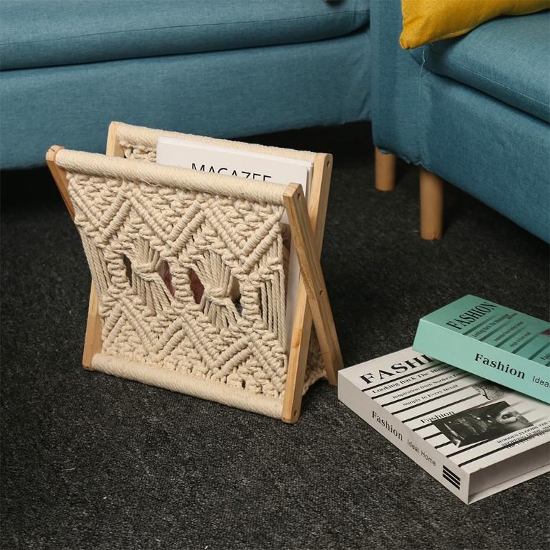 Nordic Cotton Woven Storage Basket-HA01601-Veeddydropshipping