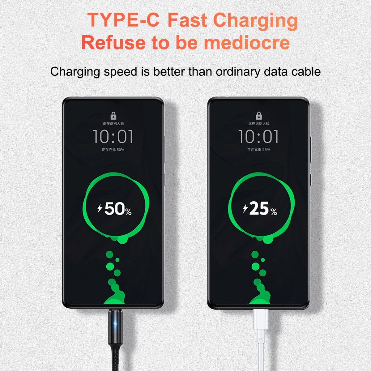 Type C USB Cable Short Portable Fast Charge Data Cord Wire-Veeddydropshipping
