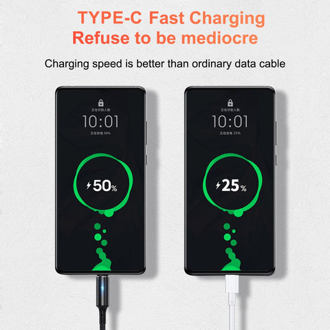 Type C USB Cable Short Portable Fast Charge Data Cord Wire-Veeddydropshipping