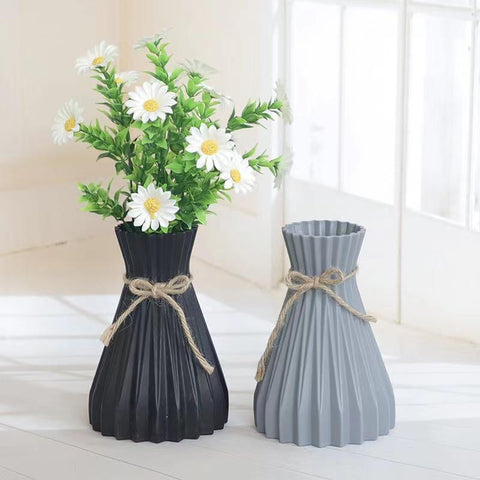 Flower Vase Decoration Home Plastic Vase-HA01813-Veeddydropshipping