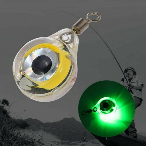 Ｍini Fishing Lure Trap Light LED Deep Drop Underwater Eye Shape-TI00967-Veeddydropshipping