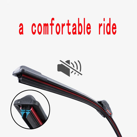 Car Windshield Wiper blades Universal Soft Double layer Rubber-AM00199-Veeddydropshipping