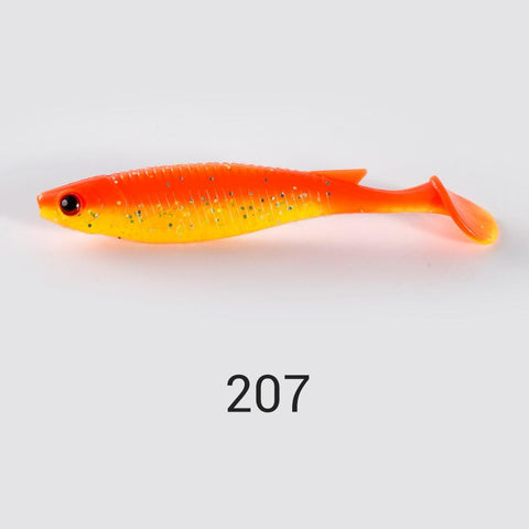 4Pcs Soft Lure Paddle Tail Shad 10cm 8g PVC Wobbler Swimbait Jig Head Artificial -OS00528-Veeddydropshipping