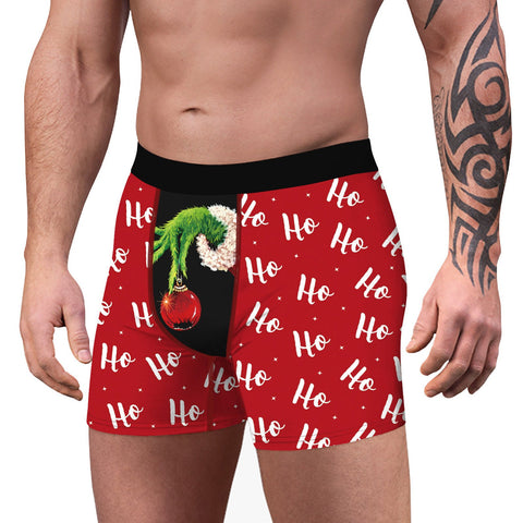 Shorts Underwear Mid Waist Elastic Waistband Boxer Brief-MF01404-Veeddydropshipping