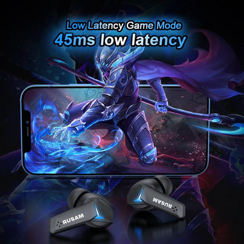 GA33 Gamer Headset Low Latency Bluetooth Headphones TWS Wireless Bass -CE01146-Veeddydropshipping