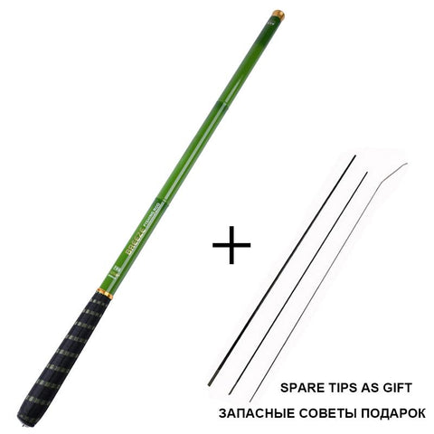 Stream Telescopic Fishing Rod Carbon Fiber Tenkara Fishing Pole Carp Rod 3.6M 4.5M -OS00335-Veeddydropshipping