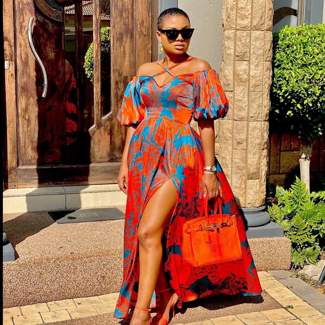 African Women Elegant Dashiki Maxi Dress-Veeddydropshipping