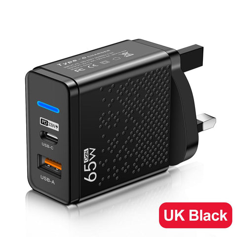 USB C Fast Charger 65W PD Type C Fast Charging Phone Charger Adapter-PA00354-Veeddydropshipping