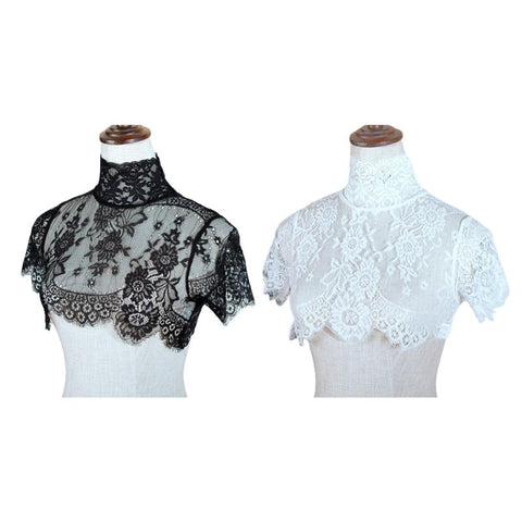 Women Fake Collar Half Shirt Blouse-WF01183-Veeddydropshipping
