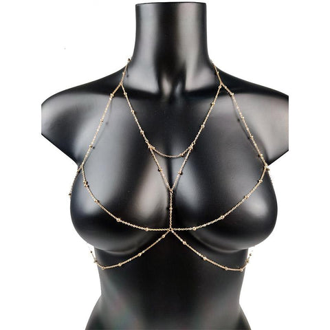 Sexy Fashion Body Chain Pearl Waist Chains Simple for Women-JW01376-Veeddydropshipping