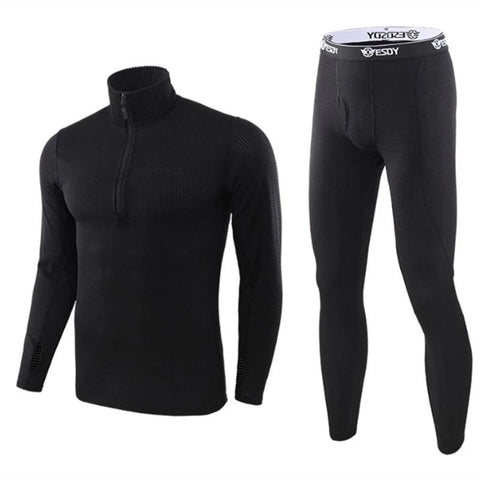 New Thermal Underwear Sets Men Compression Fleece Sweat-MF01534-Veeddydropshipping