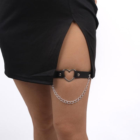 Women PU Leather Thigh Chain-WF01267-Veeddydropshipping