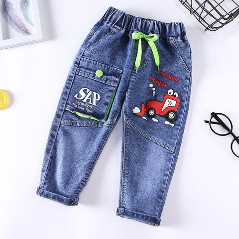 Kids Boys jeans Spring and Autumn Single Pants 2023 New Trousers-TB01307-Veeddydropshipping
