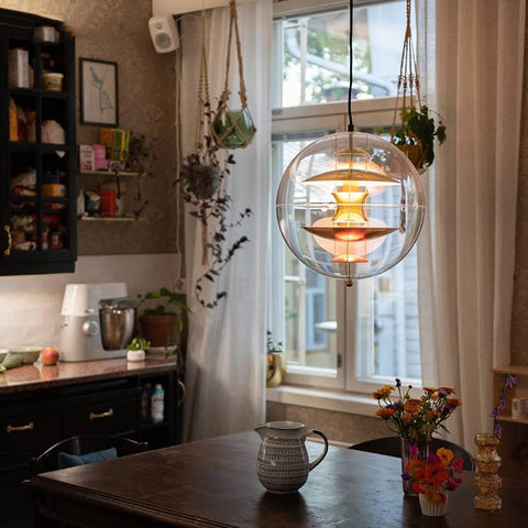 Globe Ball LED Planet Pendant Light-TI00340-Veeddydropshipping
