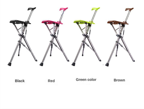 Crutches Cane Stool Automatic Foldable Walking-HA01633-Veeddydropshipping