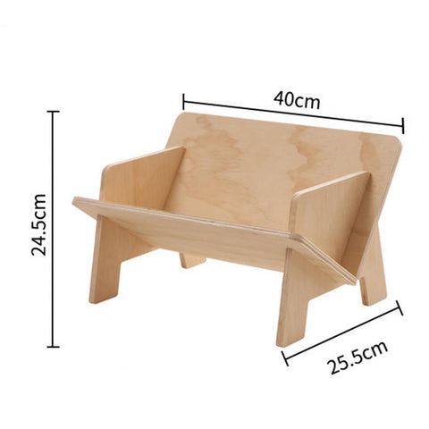 Document Organizer Wood Texture Book Shelf-HA01576-Veeddydropshipping