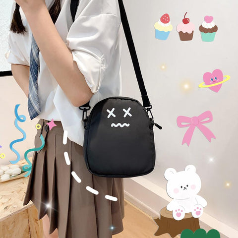 Kawaii Women Canvas Bag Cartoon Harajuku Chic Ins Shopper Bag-BS00393-Veeddydropshipping