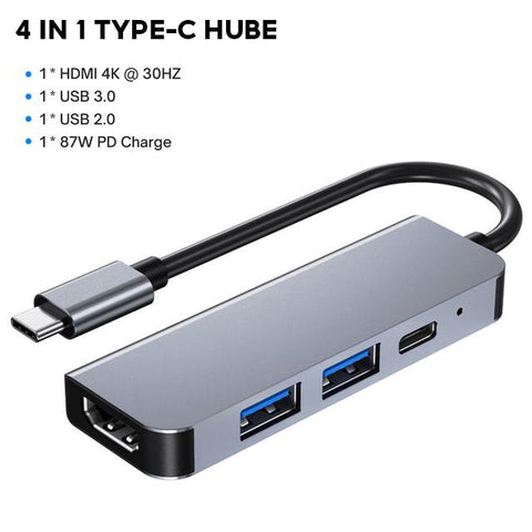 Station Hub  Adapter HDMI SD/TF Card Reader-CO00249-Veeddydropshipping
