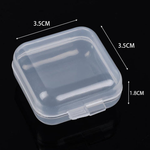 Storage Box Transparent Square Plastic Box  Jewelry Packaging -JW01726-Veeddydropshipping