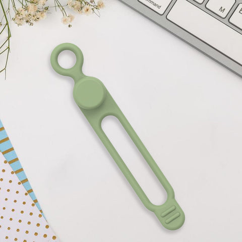 5 Pieces Cord Ties Silicone Cable Wire Ties Buckle Design Reusable Soft Cord Wraps For Kitchen-PA00899-Veeddydropshipping