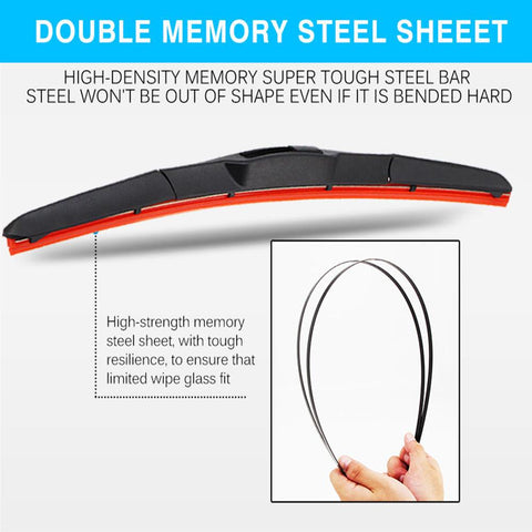 2PCS Car Windshield Wiper U Hook type14&quot; 16&quot; 17&quot-AM00196-Veeddydropshipping