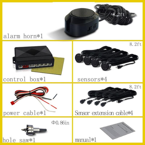 Professional Car Front Parking Sensor Kit Auto Parktronic Vehicle Assistant-AM00134-Veeddydropshipping