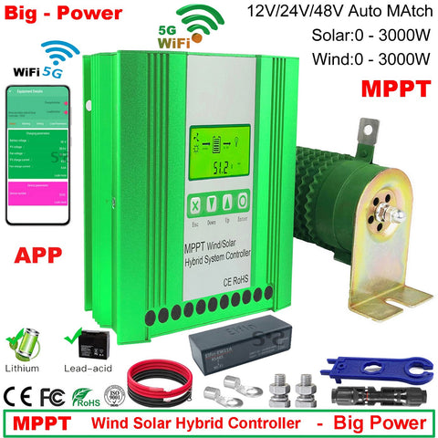 Wind Solar Hybrid Controller Wind Turbine-TI00673-Veeddydropshipping