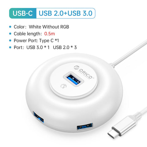 HUB Multi Splitter with Charge Ultra-Slim Adapter-CO00239-Veeddydropshipping