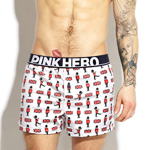Men Boxer Shorts Cotton Underwear Casual Sleep Underpants-MF01462-Veeddydropshipping