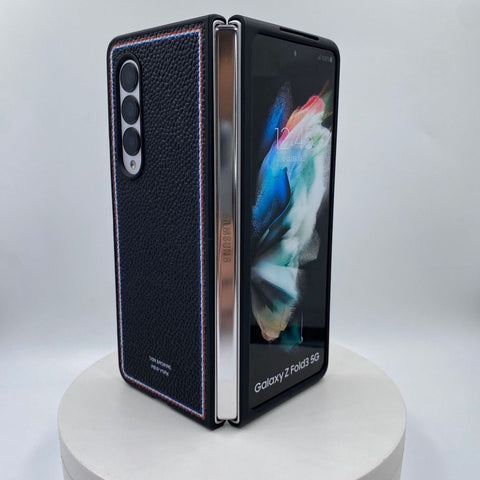 For Samsung Fold4 Mobile Case Folding Screen New Leather Protective Case-PA00218-Veeddydropshipping