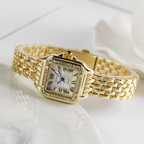 Fashion Square Watches Quartz Wristwatch Classic Silver Simple -JW00982-Veeddydropshipping