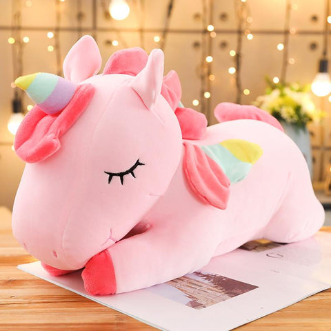 25-100CM Kawaii Giant Unicorn Plush Toys Cute Stuffed Animal Soft Sleep-TB01545-Veeddydropshipping