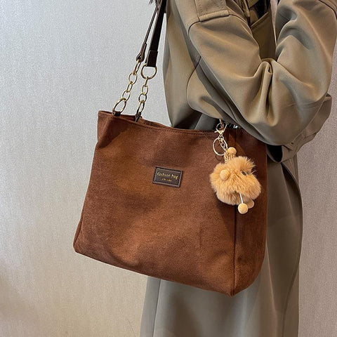 handbags for women Winter soft warm Female bag luxury office tote-BS00104-Veeddydropshipping