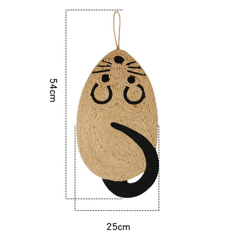 Natural Sisal Cat Scratcher Board Kitten Claw-HA01426-Veeddydropshipping