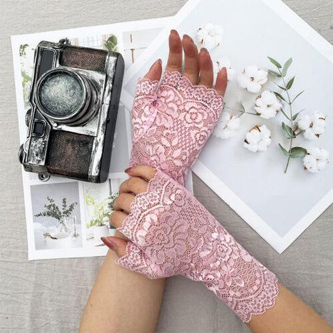Women Sexy Lace Gloves Ladies-WF01085-Veeddydropshipping