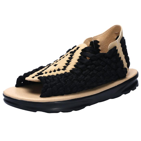 Men Women Beach Outdoor Mens Casual Woven Shoes-BS01546-Veeddydropshipping