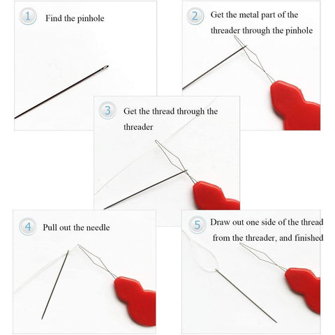 Gourd Shaped Threaders Needle Stitch Insertion Tool-HA00150-Veeddydropshipping