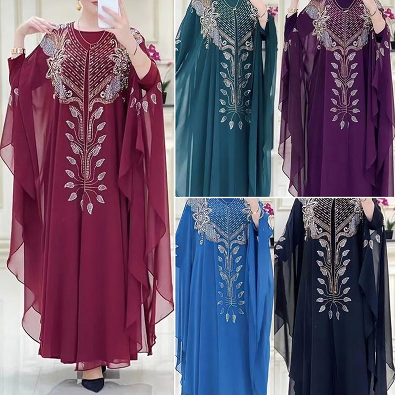 Muslim Kaftan Abaya Women Dresses-Veeddydropshipping