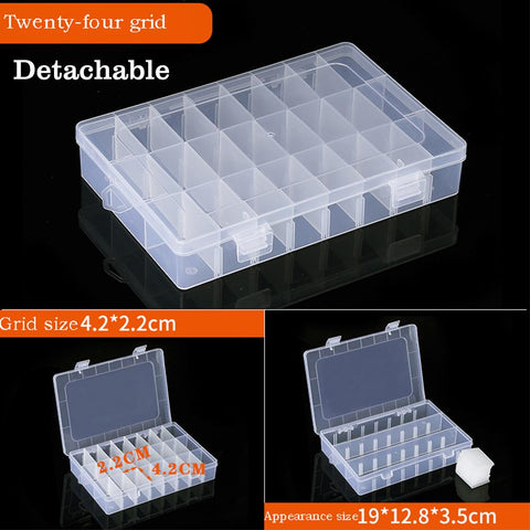 Container Plastic Box Practical Adjustable Compartment-HA00784-Veeddydropshipping