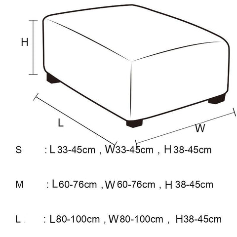 Elastic All-inclusive Square Chair Cover-HA00414-Veeddydropshipping