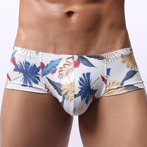 Bulge U Pouch Panties Men&#39;s Sexy Printed Lingerie Low Rise-MF01509-Veeddydropshipping