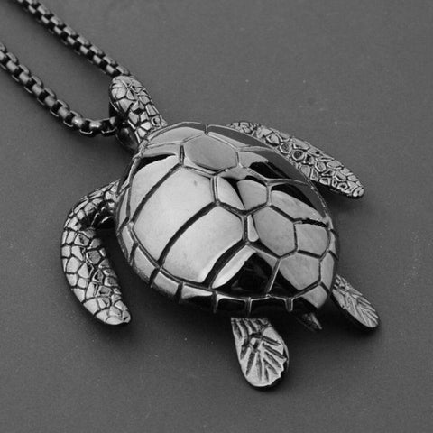 Trendy Turtle Pendant Necklace Women  Necklace Fashion-JW01256-Veeddydropshipping